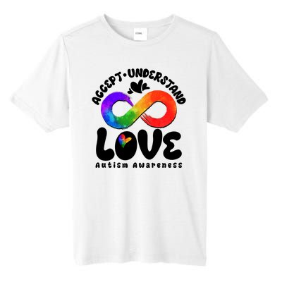 Accept Understand Love Autism Awareness Tall Fusion ChromaSoft Performance T-Shirt