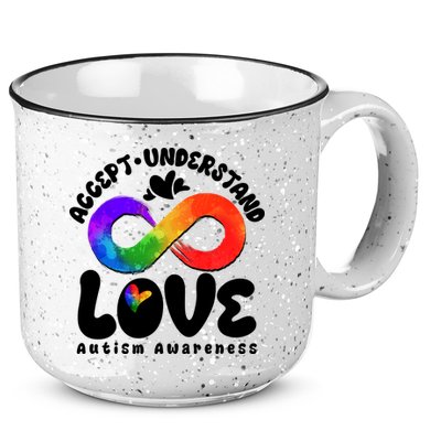 Accept Understand Love Autism Awareness 15oz Campfire Ceramic Mug
