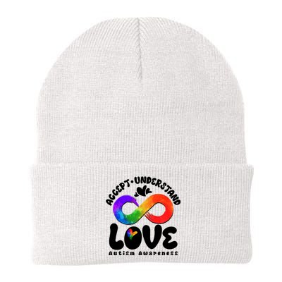 Accept Understand Love Autism Awareness Knit Cap Winter Beanie