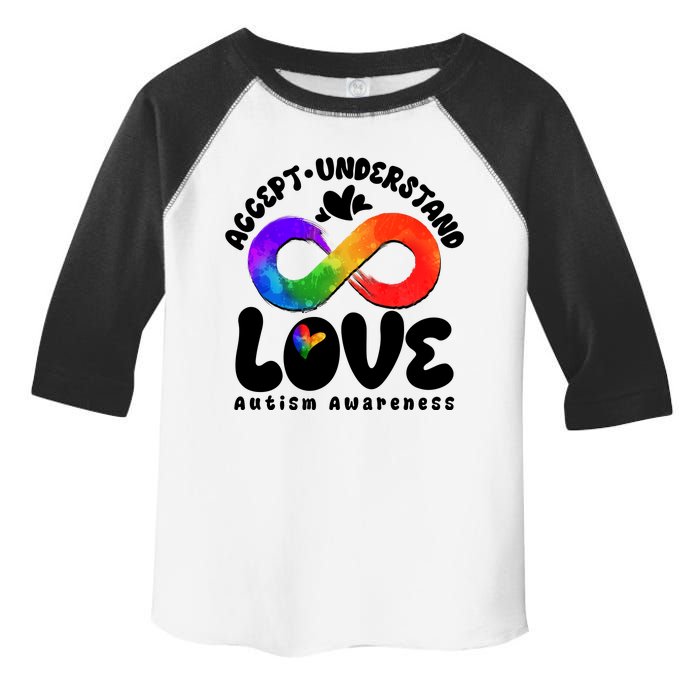 Accept Understand Love Autism Awareness Toddler Fine Jersey T-Shirt