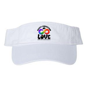 Accept Understand Love Autism Awareness Valucap Bio-Washed Visor