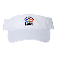 Accept Understand Love Autism Awareness Valucap Bio-Washed Visor