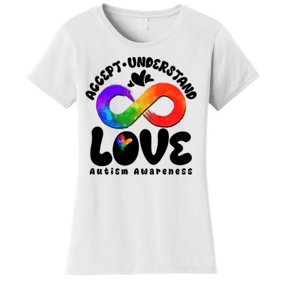 Accept Understand Love Autism Awareness Women's T-Shirt