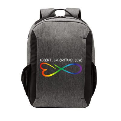 Accept Understand Love Neurodiversity Infinity Autism Vector Backpack