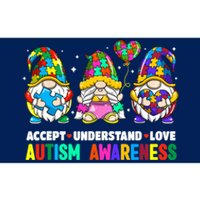 Accept Understand Love Autism Awareness Gnome Bumper Sticker