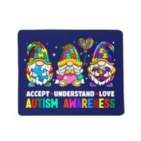 Accept Understand Love Autism Awareness Gnome Mousepad