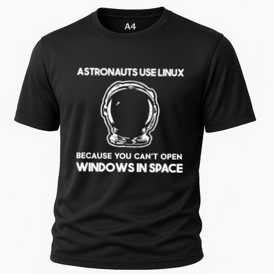 Astronauts Use Linux Because You CanT Open Windows In Space Cooling Performance Crew T-Shirt