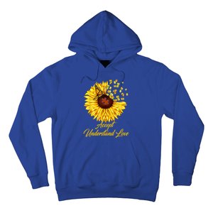 Accept Understand Love Sunflower Autism Hoodie