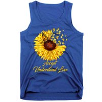 Accept Understand Love Sunflower Autism Tank Top