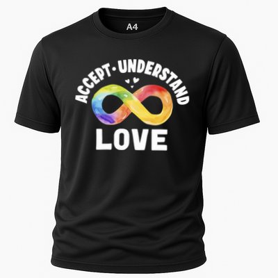 Accept Understand Love Autism Awareness ASD Infinity Symbol Performance Shirt