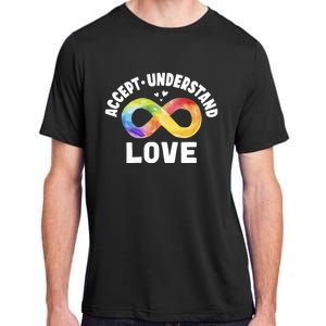 Accept Understand Love Autism Awareness ASD Infinity Symbol Adult ChromaSoft Performance T-Shirt