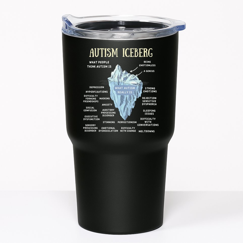 Accept Understand Love Autism Awareness Autism Iceberg Tumbler