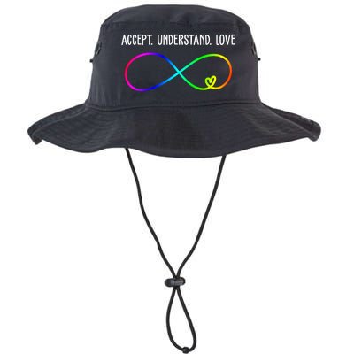 Accept Under Love Neurodiversity Autism Rainbow Legacy Cool Fit Booney Bucket Hat