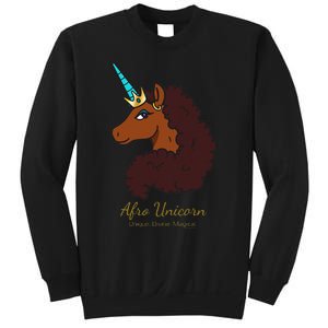 Afro Unicorn Large Portrait V2 Sweatshirt