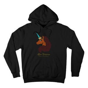 Afro Unicorn Large Portrait V2 Tall Hoodie