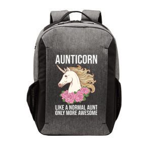 Auntie Unicorn Meaningful Gift Aunticorn Auntie Family Matching Gift Vector Backpack