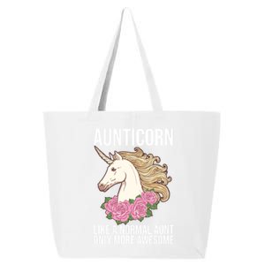 Auntie Unicorn Meaningful Gift Aunticorn Auntie Family Matching Gift 25L Jumbo Tote