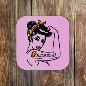 Autism Unbreakable Mother Mom Autistic Awareness Women Coaster