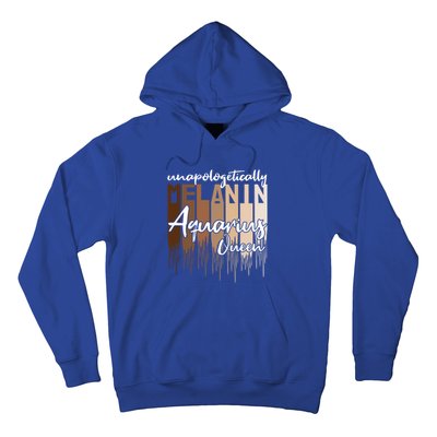 Aquarius Unapologetically Melanin Queen For Black Funny Gift Hoodie