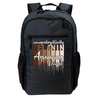 Aquarius Unapologetically Melanin Queen For Black Funny Gift Daily Commute Backpack