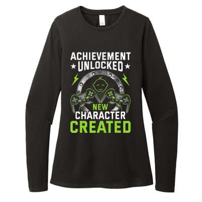 Achievement Unlocked New Character Created Video Gamer Womens CVC Long Sleeve Shirt