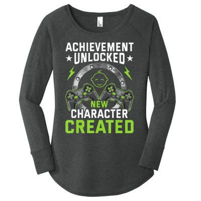 Achievement Unlocked New Character Created Video Gamer Women's Perfect Tri Tunic Long Sleeve Shirt