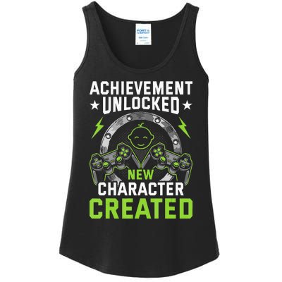 Achievement Unlocked New Character Created Video Gamer Ladies Essential Tank