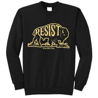 Alt Us National Park Resist Service T Bison Vintage Sweatshirt