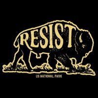 Alt Us National Park Resist Service T Bison Vintage Baby Bodysuit