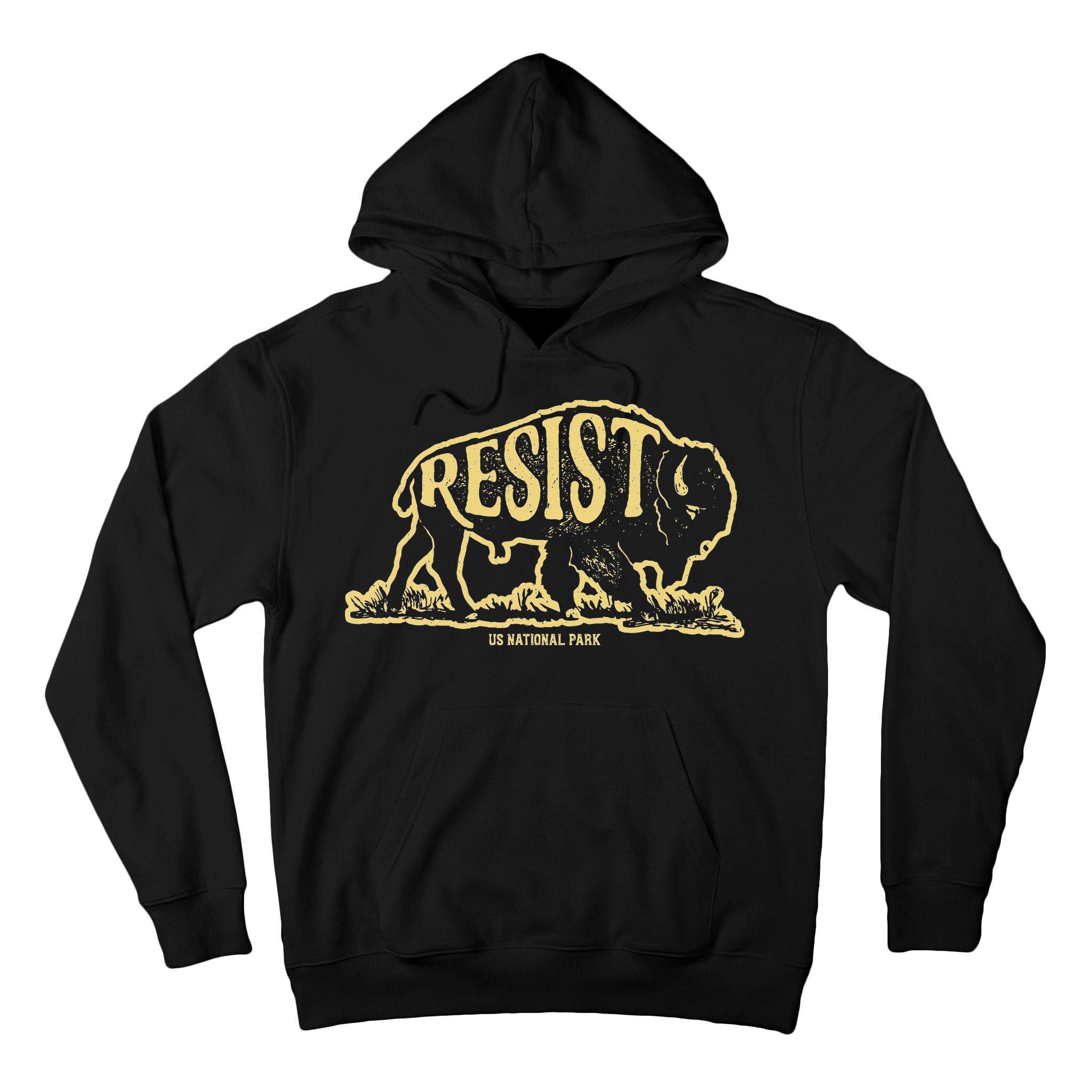 Alt Us National Park Resist Service T Bison Vintage Tall Hoodie
