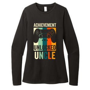 Achievet Unlocked New Uncle Gift For Gamers Gift Womens CVC Long Sleeve Shirt