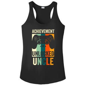 Achievet Unlocked New Uncle Gift For Gamers Gift Ladies PosiCharge Competitor Racerback Tank