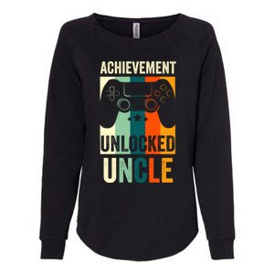 Achievet Unlocked New Uncle Gift For Gamers Gift Womens California Wash Sweatshirt