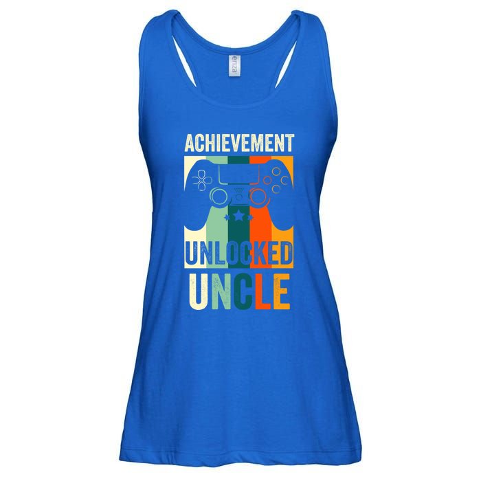 Achievet Unlocked New Uncle Gift For Gamers Gift Ladies Essential Flowy Tank