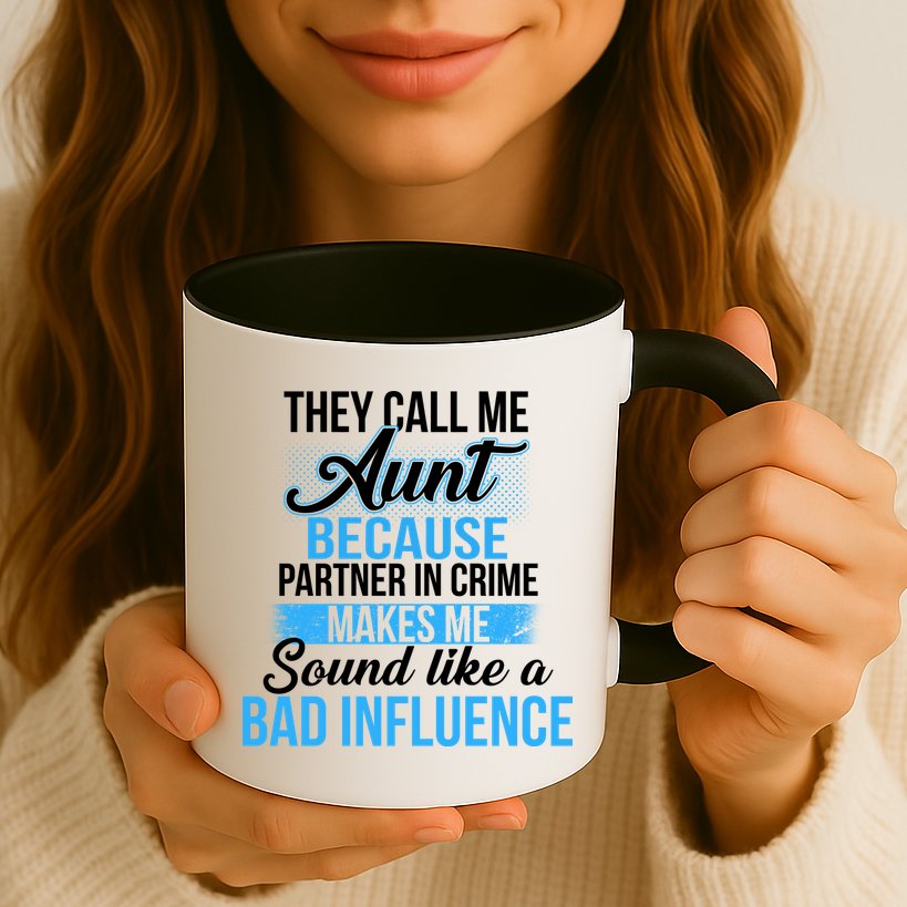 Aunt Partner In Crime Bad Influence Mug