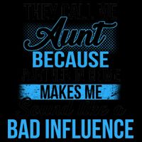 Aunt Partner In Crime Bad Influence Mug