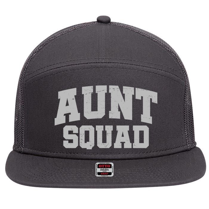 Aunt Squad 7 Panel Mesh Trucker Snapback Hat