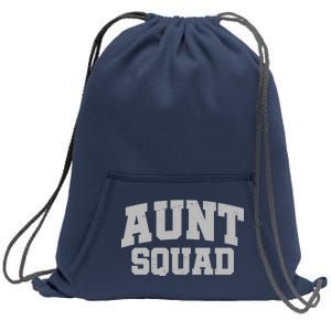 Aunt Squad Sweatshirt Cinch Pack Bag