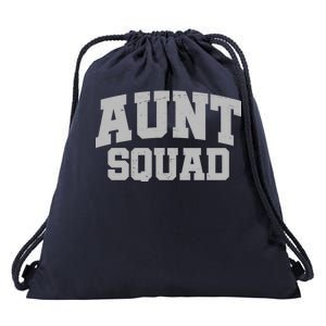 Aunt Squad Drawstring Bag