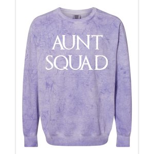 Aunt Squad Aunty to Be Colorblast Crewneck Sweatshirt