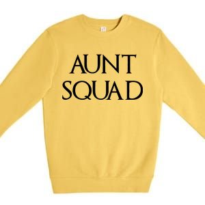 Aunt Squad Aunty to Be Premium Crewneck Sweatshirt