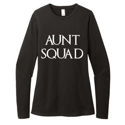 Aunt Squad Aunty to Be Womens CVC Long Sleeve Shirt