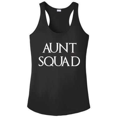 Aunt Squad Aunty to Be Ladies PosiCharge Competitor Racerback Tank