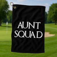 Aunt Squad Aunty to Be Golf Towel