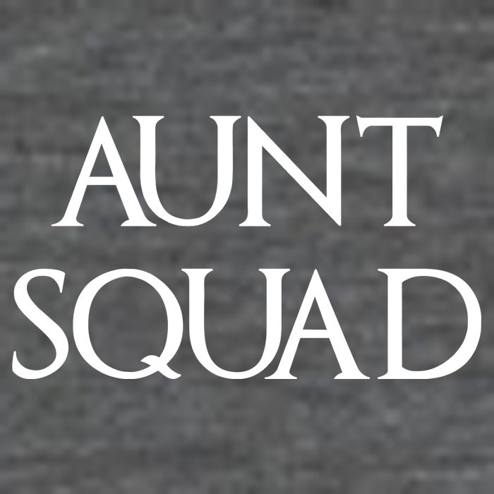 Aunt Squad Aunty to Be 7 Panel Mesh Trucker Snapback Hat