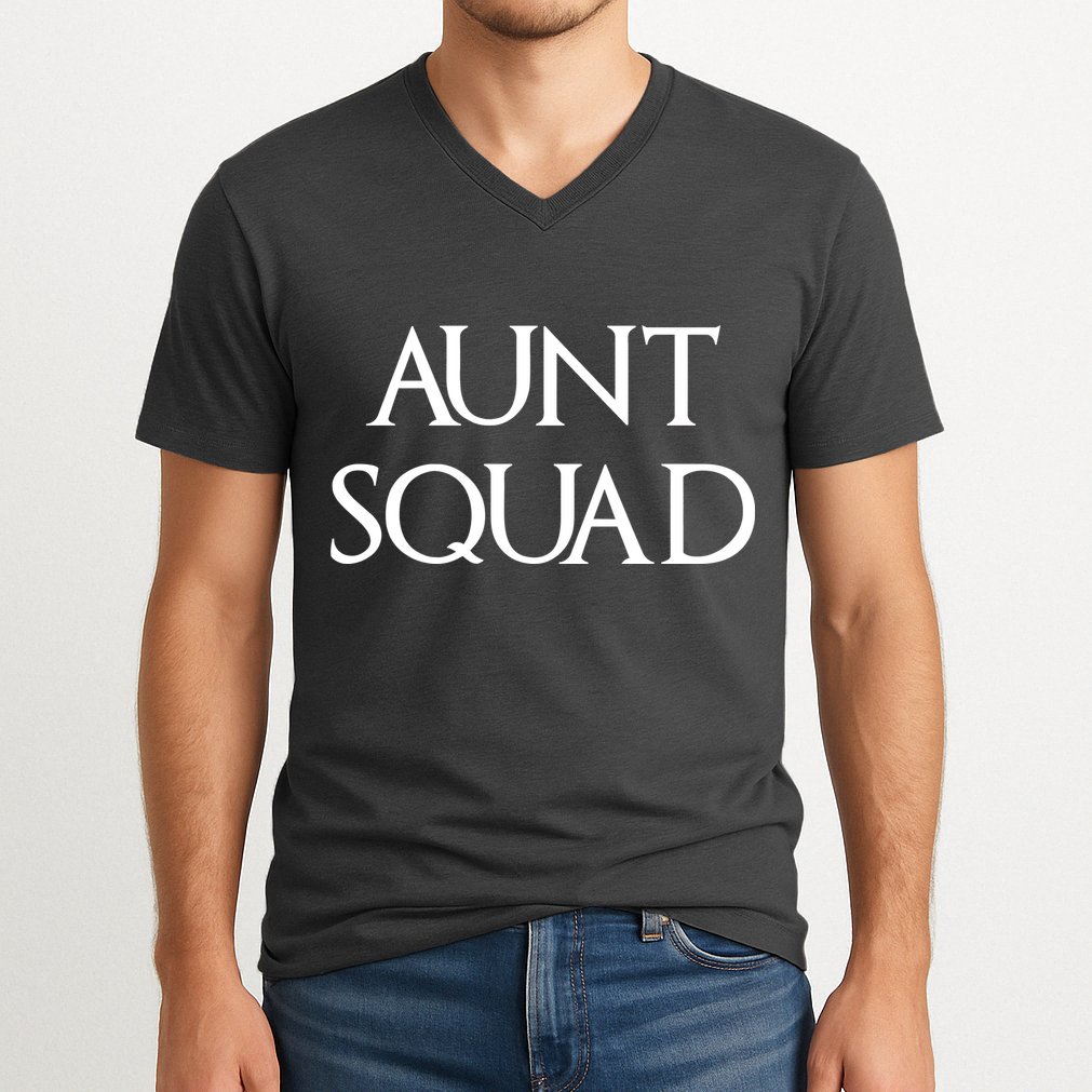 Aunt Squad Aunty to Be V-Neck T-Shirt