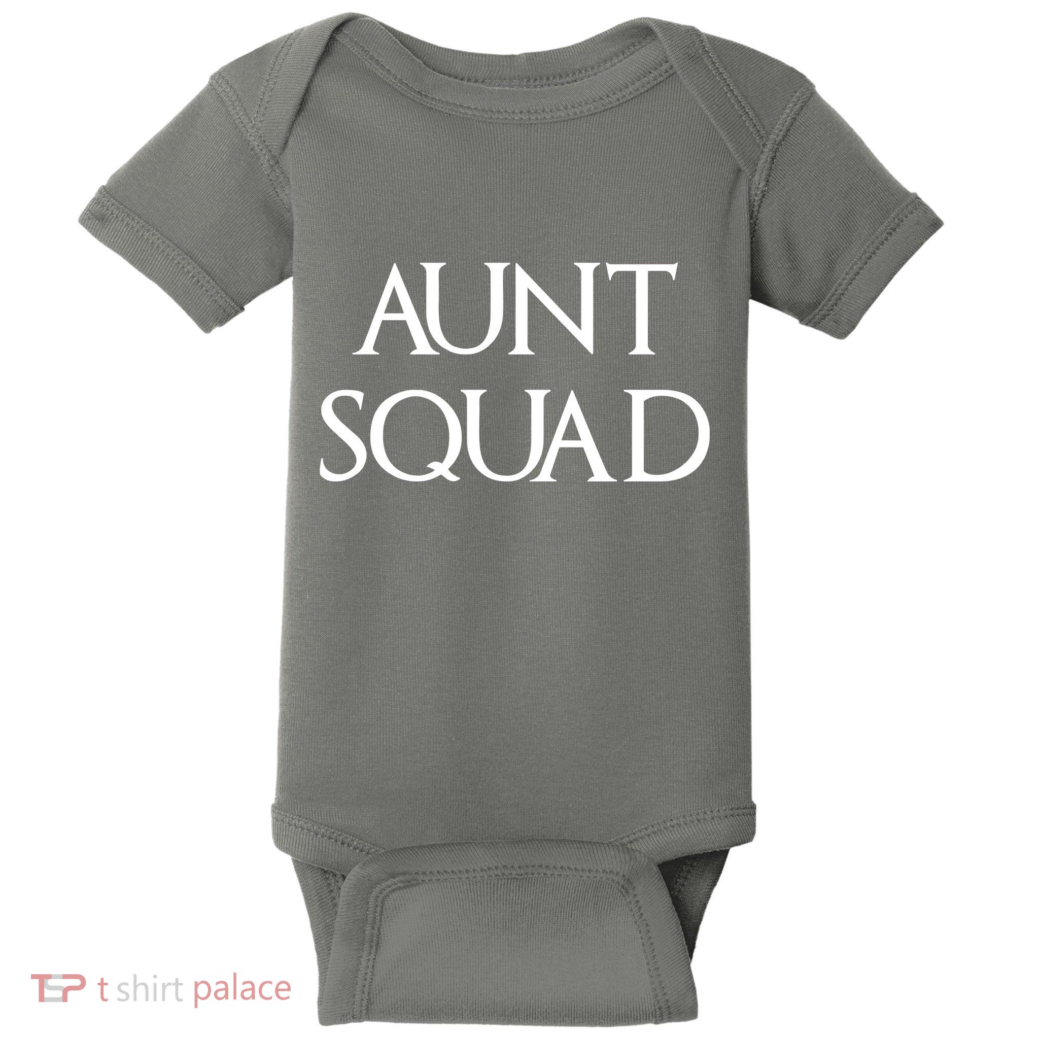 Aunt Squad Aunty to Be Baby Bodysuit