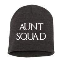 Aunt Squad Aunty to Be Short Acrylic Beanie