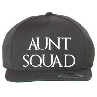 Aunt Squad Aunty to Be Wool Snapback Cap