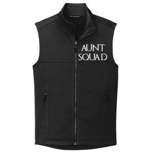 Aunt Squad Aunty to Be Collective Smooth Fleece Vest